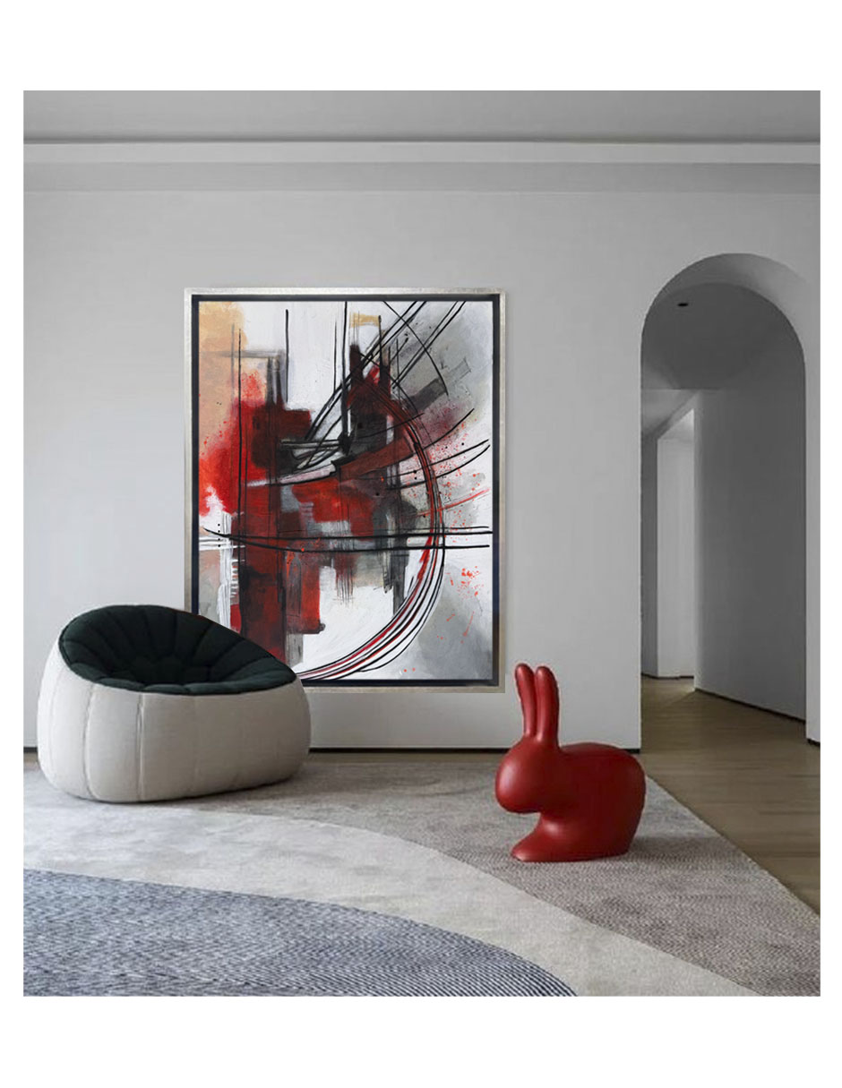Cuadro decorativo pintado 100% a mano