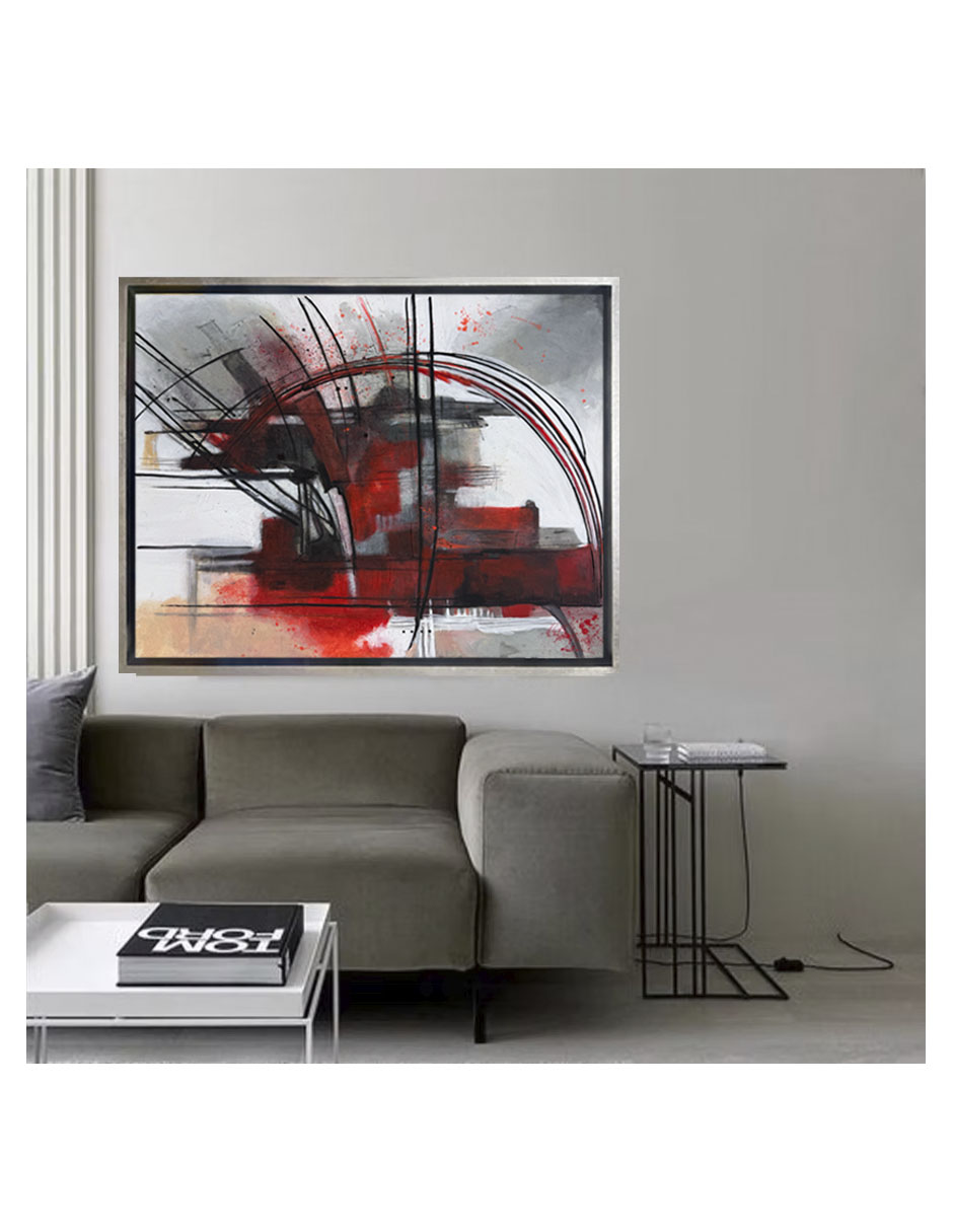 Cuadro decorativo pintado 100% a mano