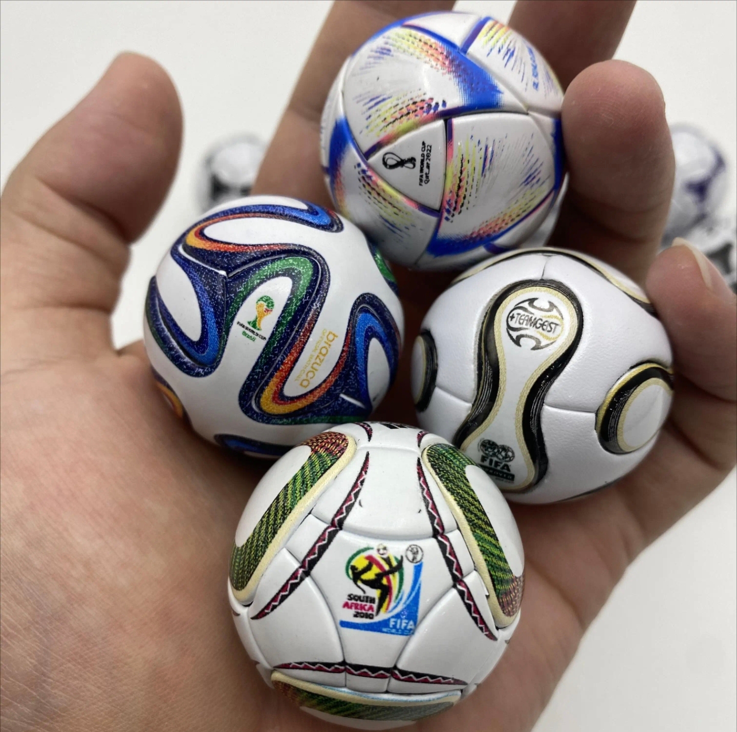 Set mini balones históricos mundialistas