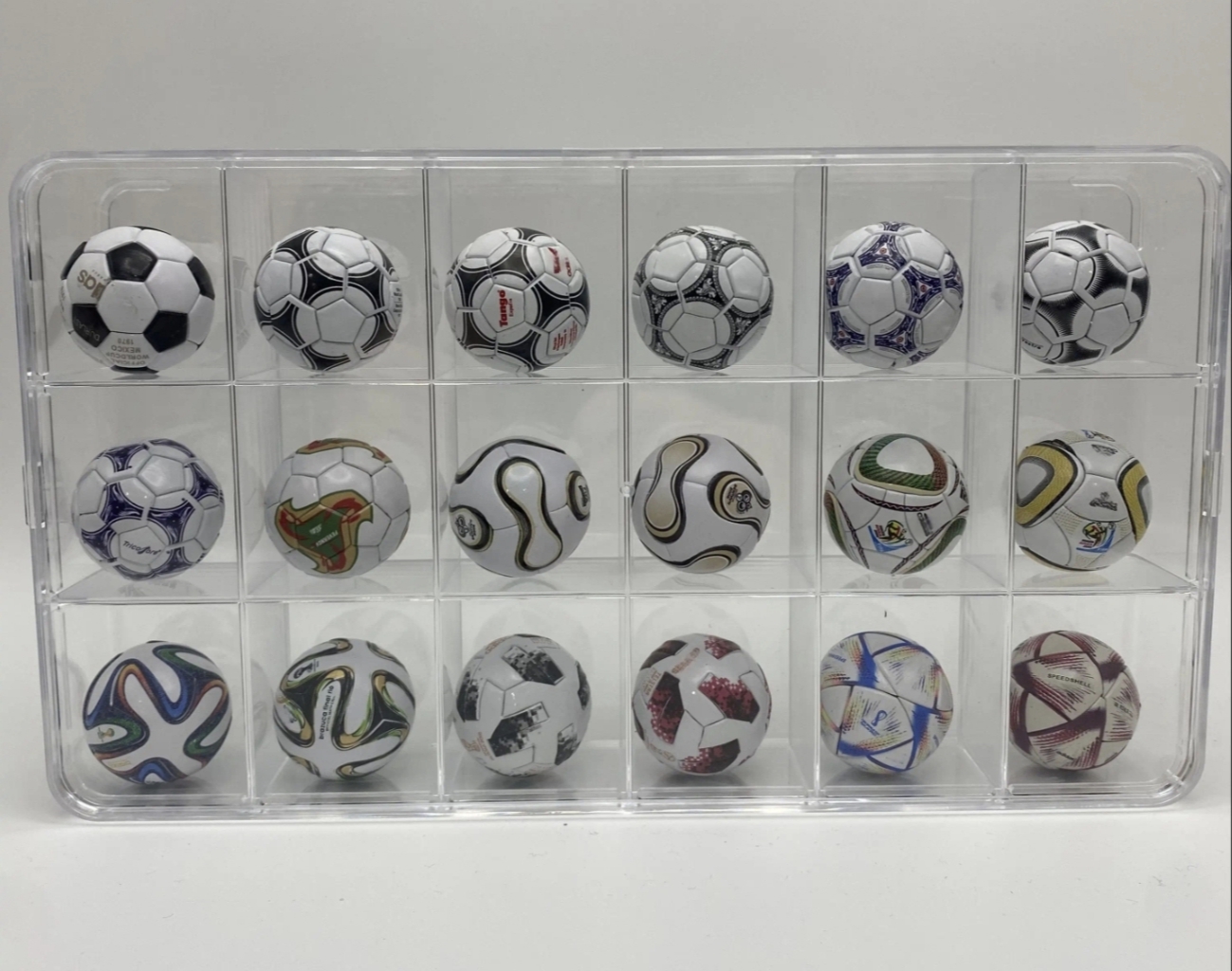 Set mini balones históricos mundialistas