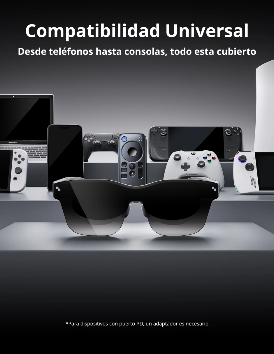 Lentes De Realidad Aumentada TCL Rayneo Air 2s XR Glasses