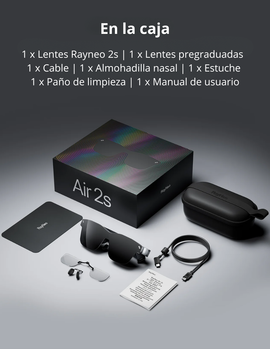 Lentes De Realidad Aumentada TCL Rayneo Air 2s XR Glasses
