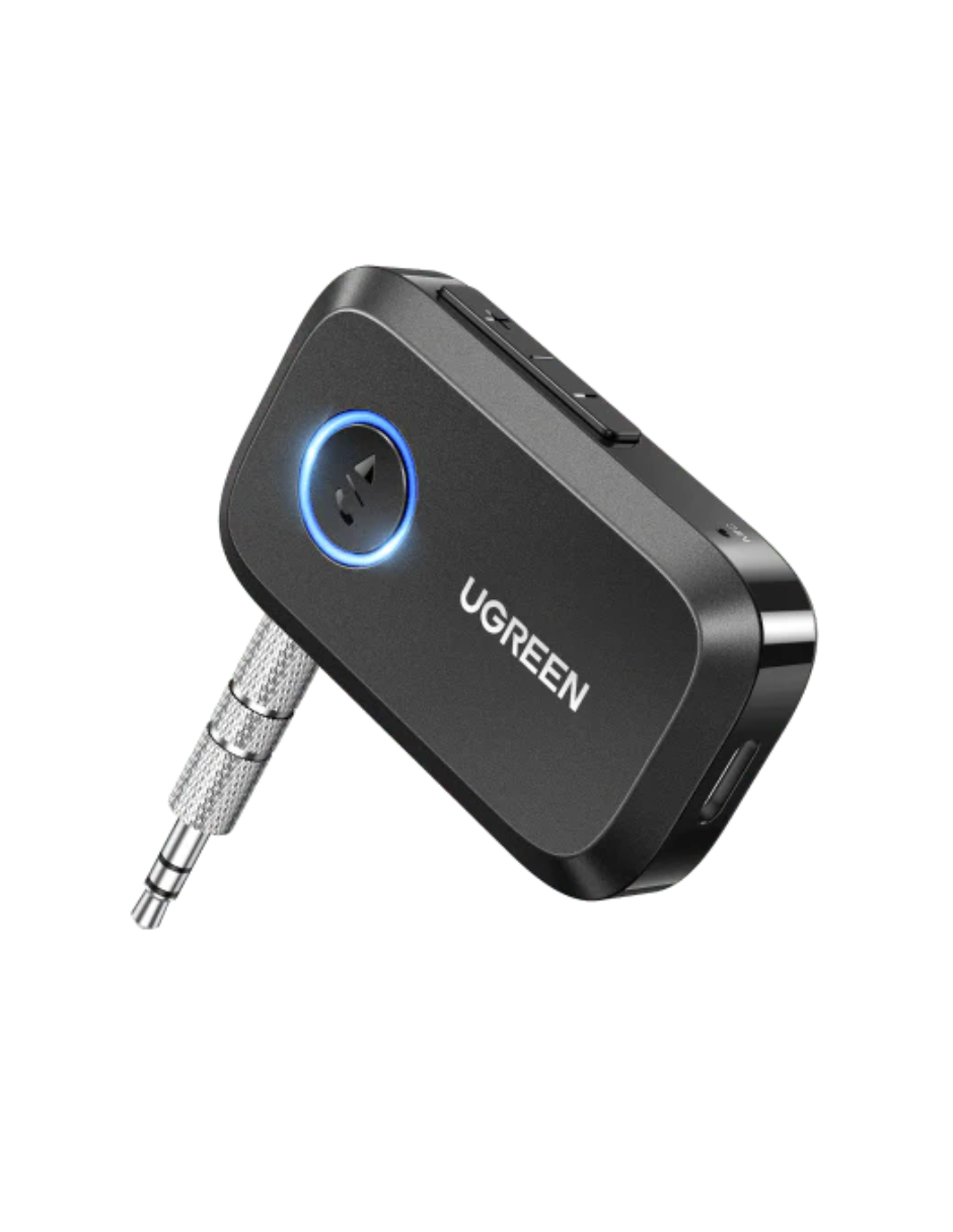 Adaptador Bluetooth 5.3 UGREEN con Conector AUX de 3.5 mm