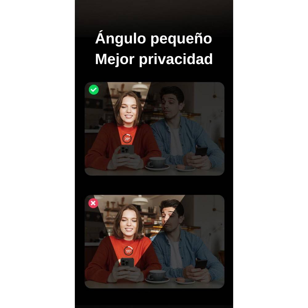 Mica de privacidad Ugreen anti-huellas para iPhone 15 Pro