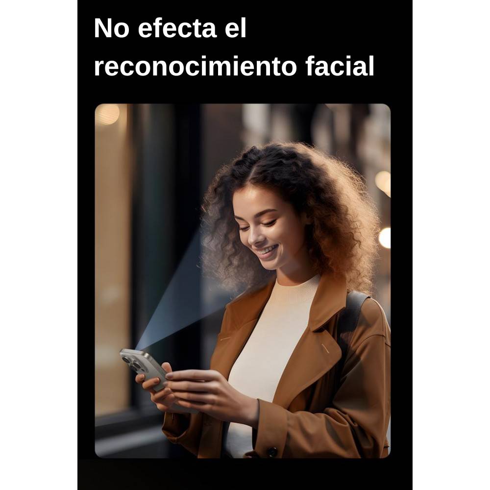 Mica de privacidad Ugreen anti-huellas para iPhone 15 Pro