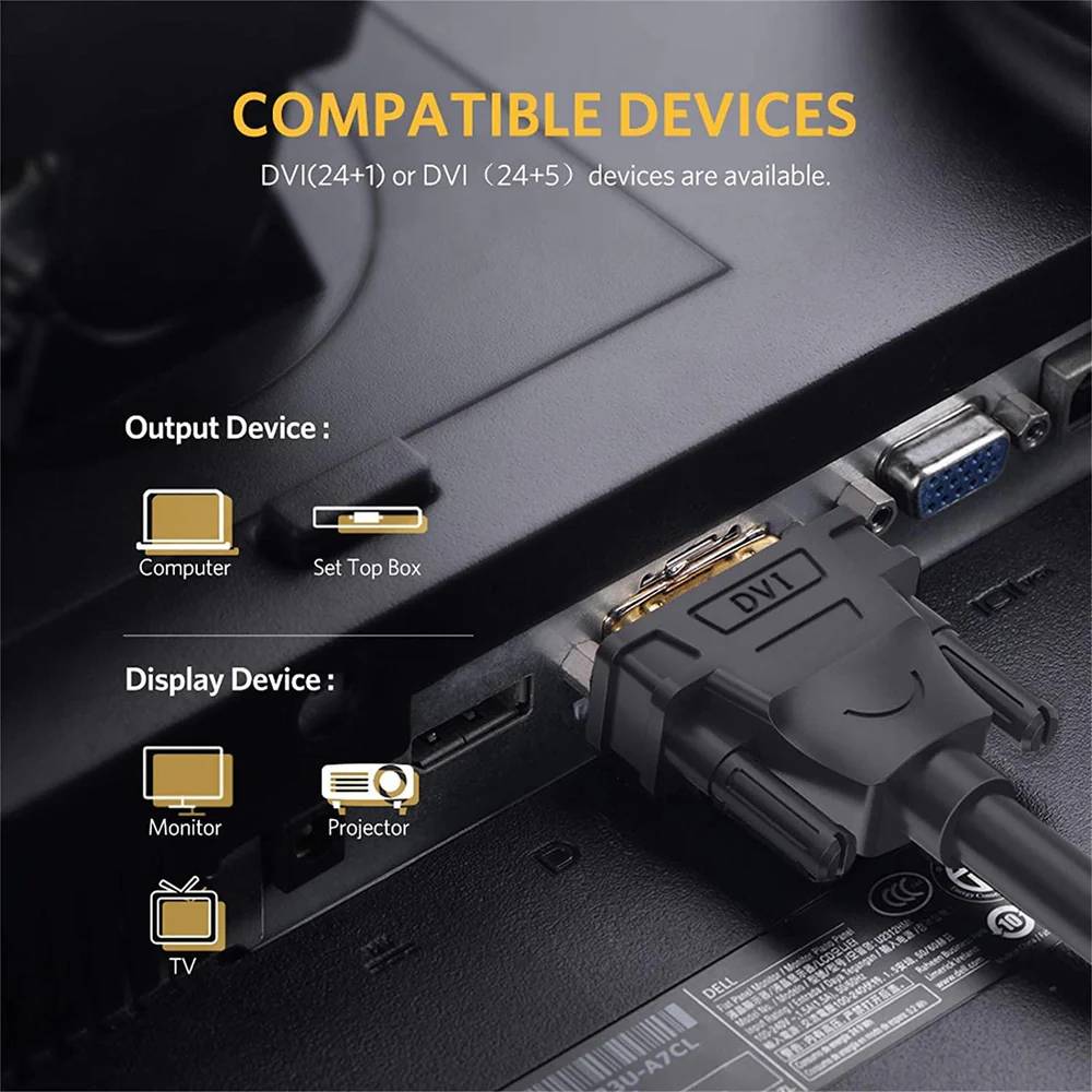 Cable Digital UGREEN DVI-D 24+1 Macho a Macho 2K 1.5m