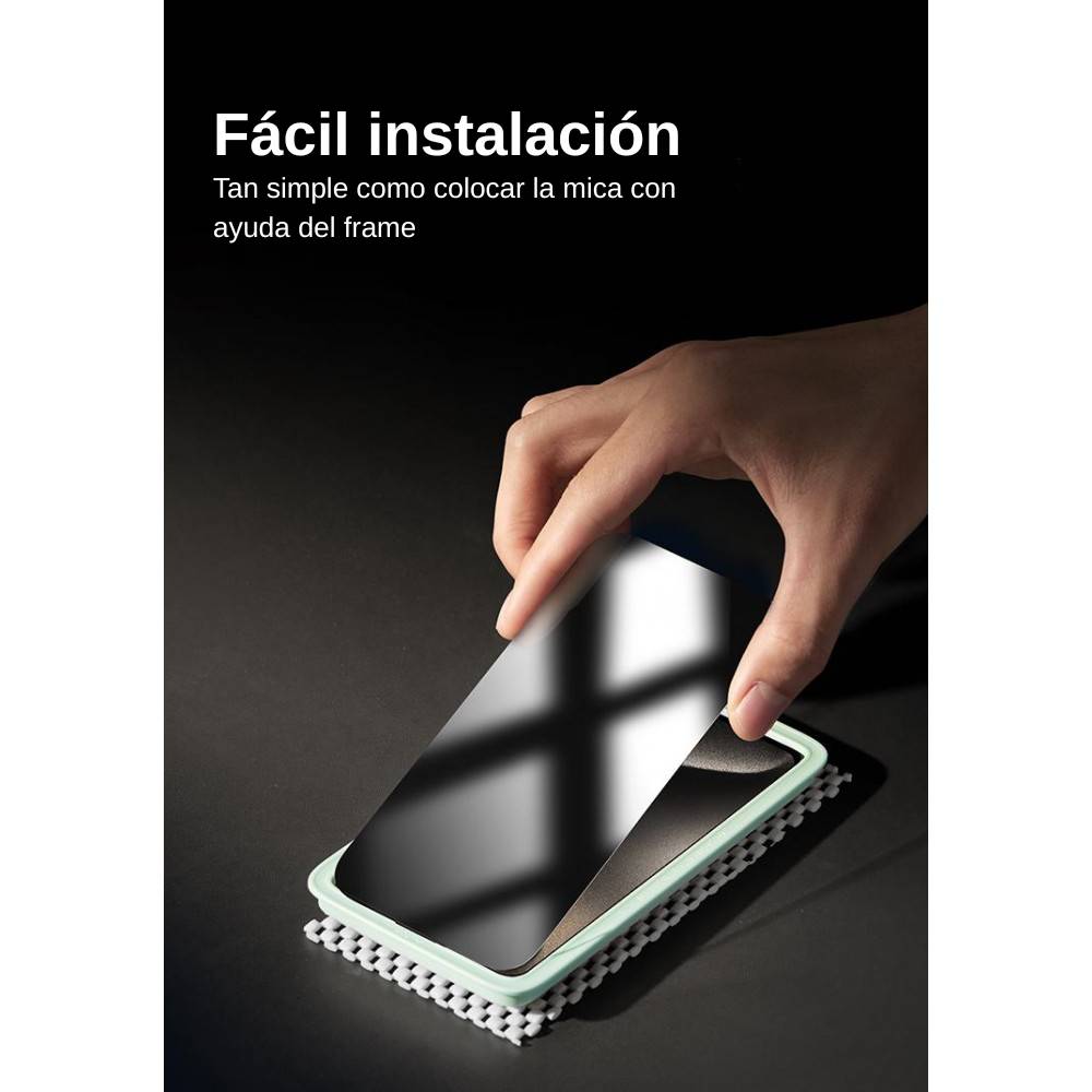 Mica de privacidad Ugreen anti-huellas para iPhone 15 Pro