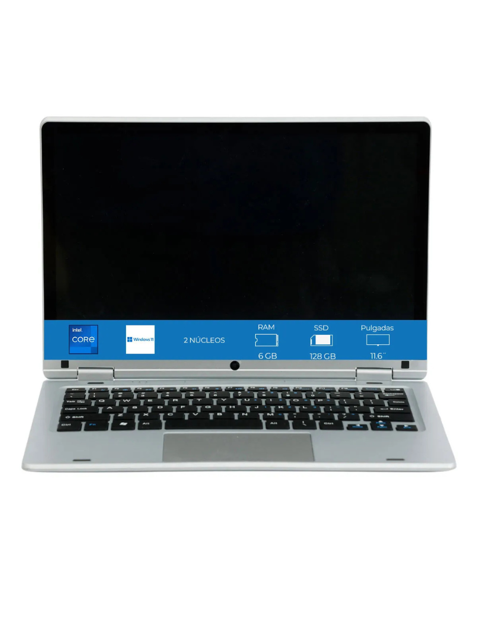 Notebook 11.6” Compacta 6GB RAM + 128GB SSD
