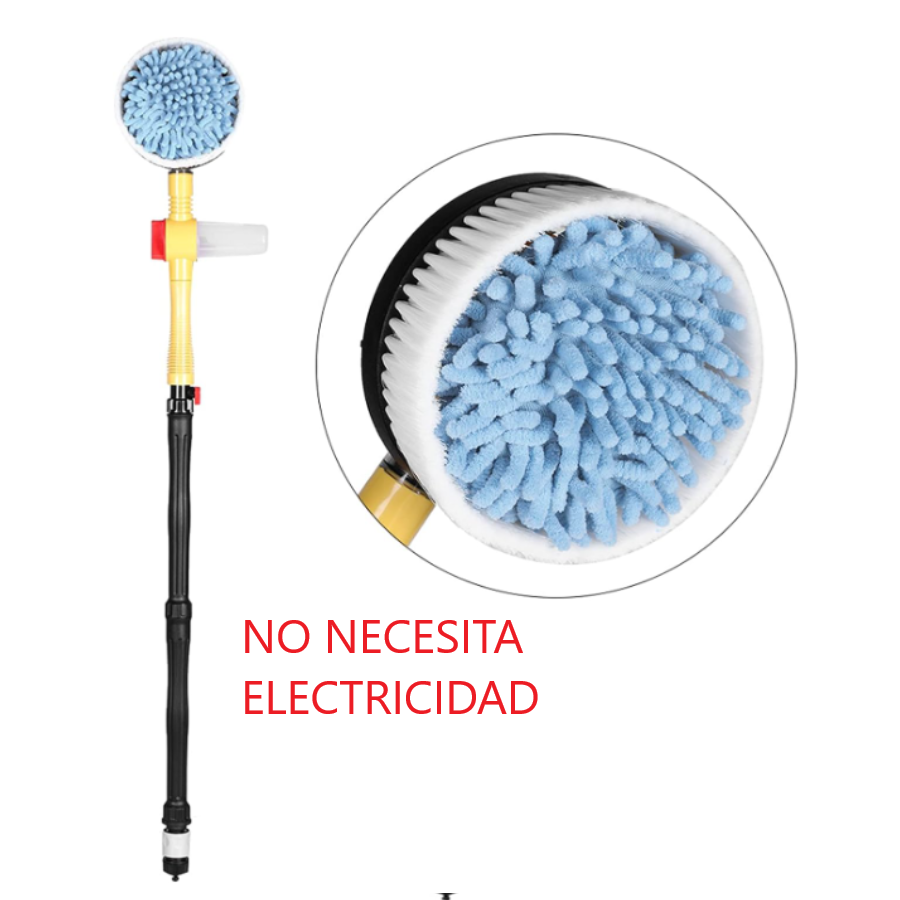 Kit Cepillo Giratorio Lavado Carro limpieza de auto, carro, moto u hogar