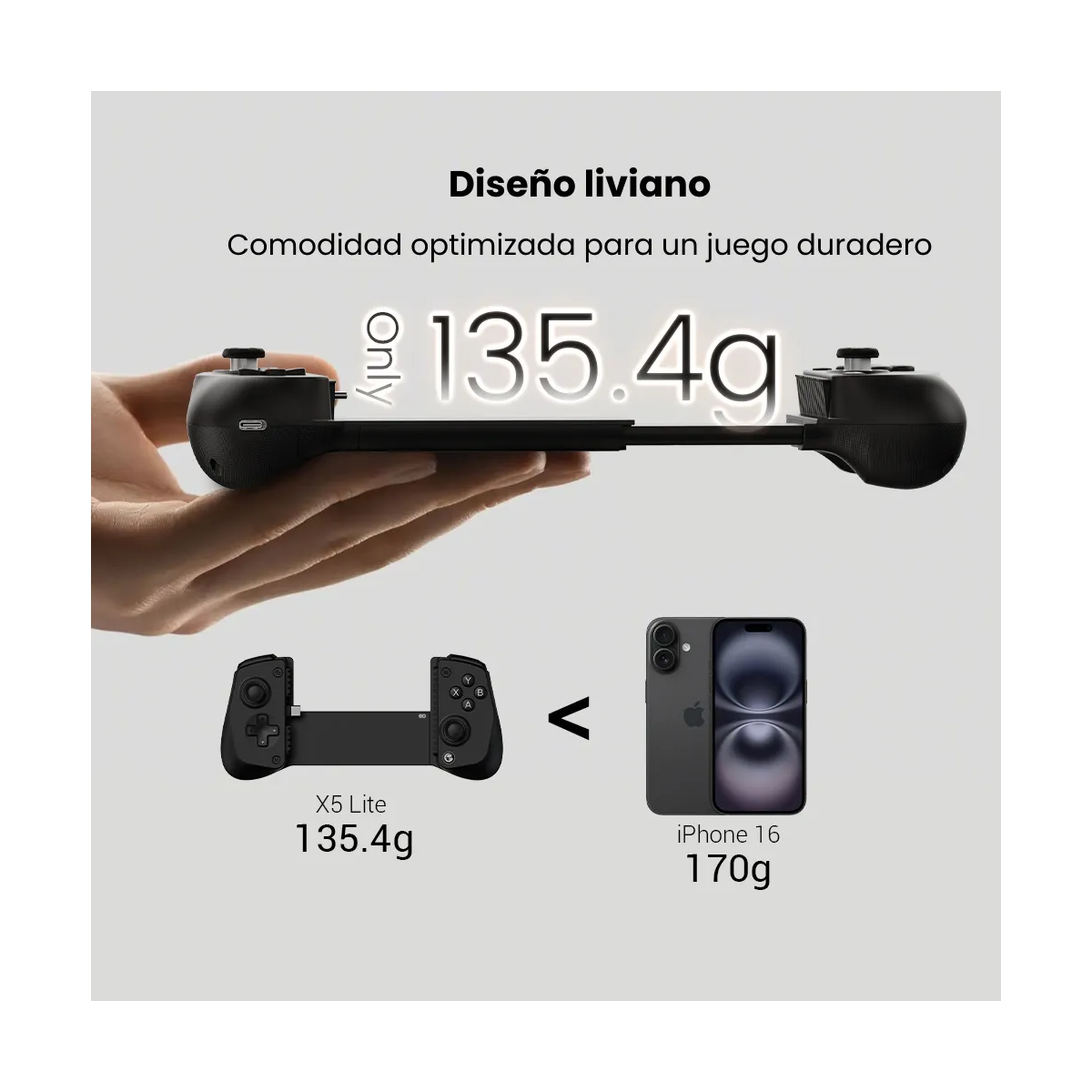 Mando inalámbrico Telefono Celular Ergonomico