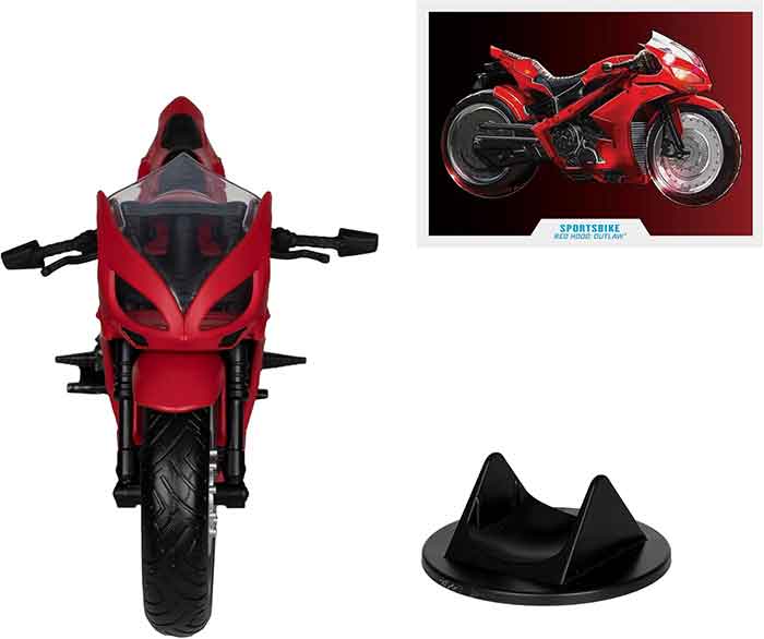Mcfarlane Mc Farlane DC Multiverse Vehicles Red Hood Motorcycle