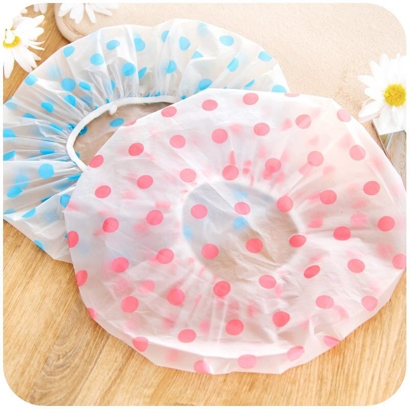 Gorra Gorro De Baño Ducha Shower Cap Reutilizable 6 Piezas