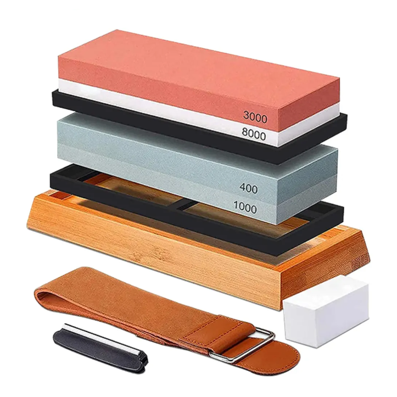 Kit Afilador De Piedra De Afilar - 400/1000 Y 3000/8000