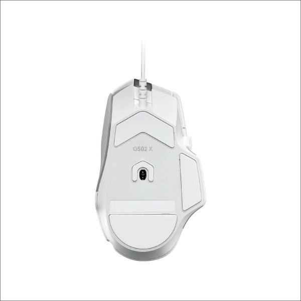 MOUSE GAMER LOGITECH OPTICO G502 X ALAMBRICO USB 25.600 DPI BLANCO