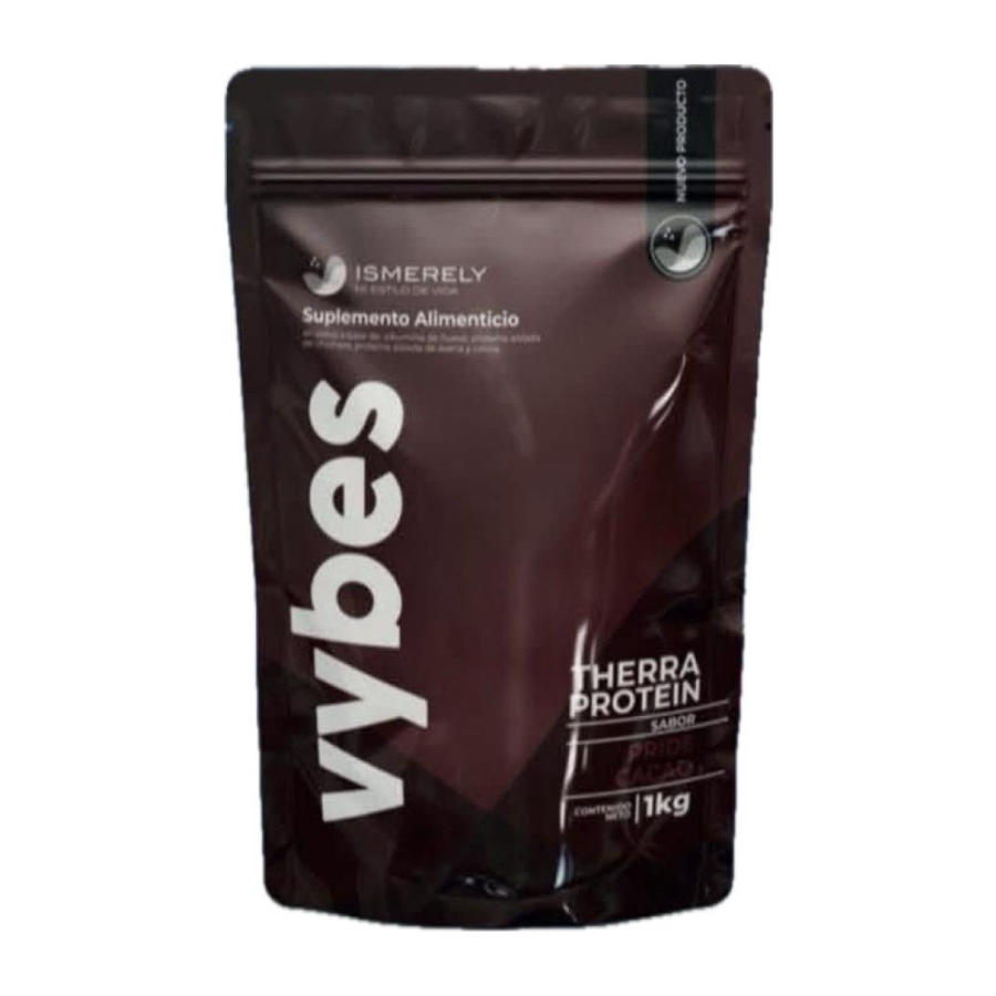 Therra Protein Vybes  –  Proteína de Huevo, Chícharo, Soya y Adaptógenos – Fórmula  para Energía y Masa Muscular