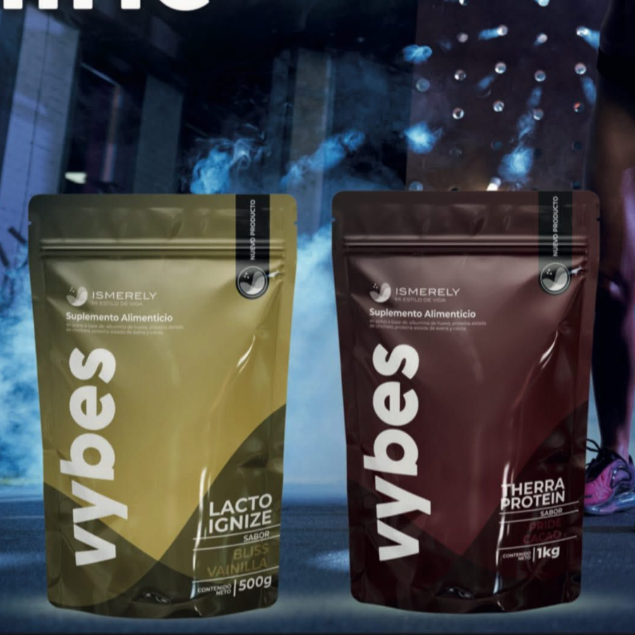 Therra Protein Vybes  –  Proteína de Huevo, Chícharo, Soya y Adaptógenos – Fórmula  para Energía y Masa Muscular