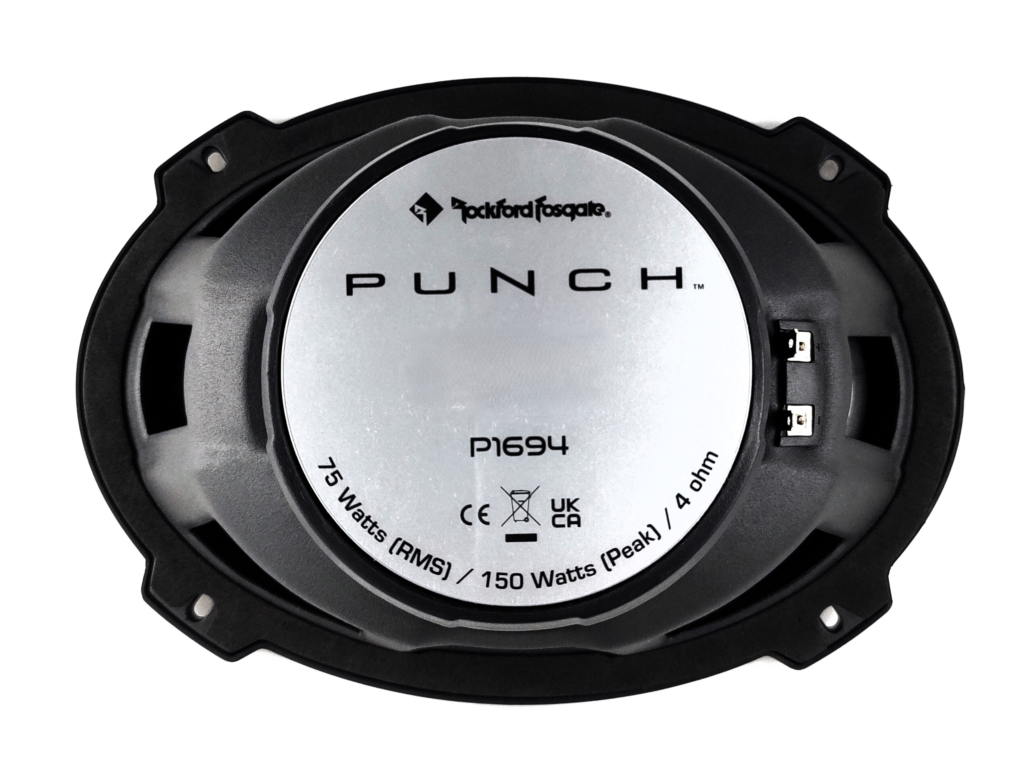 Bocinas Triaxiales ROCKFORD FOSGATE PUNCH P1683 65w RMS 6x8 Pulgadas 4 Ohms 3 Vías