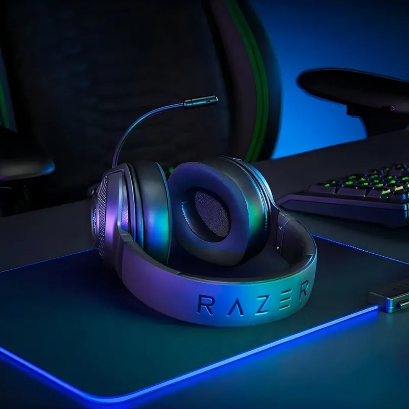 Audífonos Gamer Razer Kraken V3 X para PC y PS4 Alámbrico RGB Reacondicionado Excelente Estado Garantía Incluida