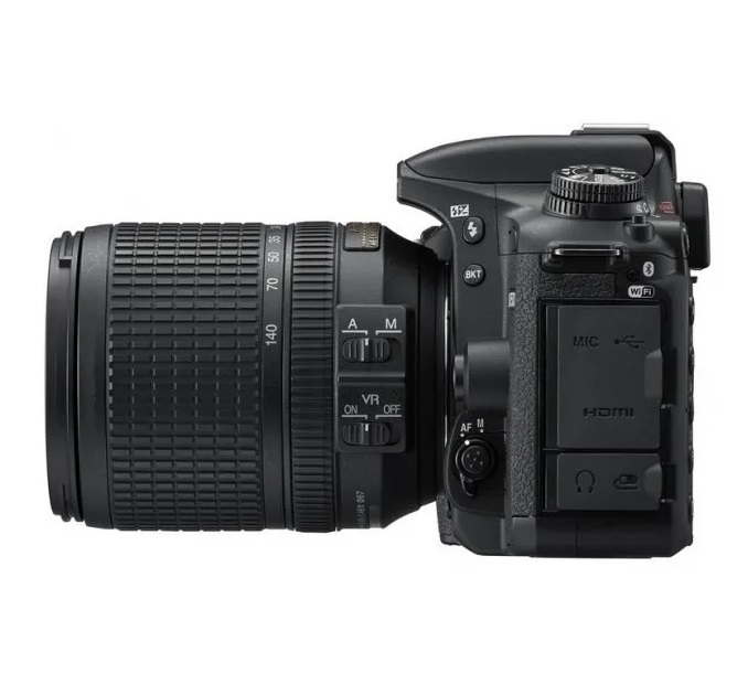 Cámara Nikon D7500 DSLR 4K con lente AF-S DX NIKKOR 18-140 mm f/3.5-5.6G ED VR - Color Negro