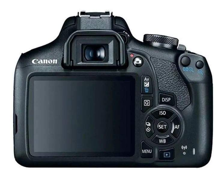 Kit de Cámara Canon Eos 4000D + Lente 18-55mm IIII - Color Negro