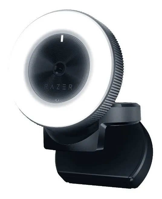 Cámara web Razer Kiyo 1920 x 1080 con anillo de luz ajustable - Negra