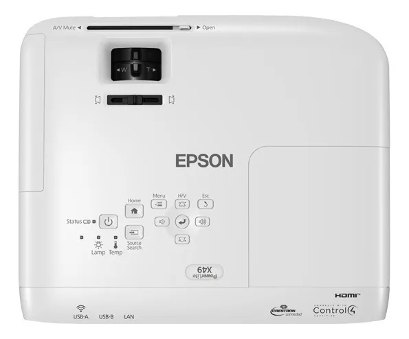 Proyector Mini Epson PowerLite Modelo V11h982020 3600lm  Color Blanco