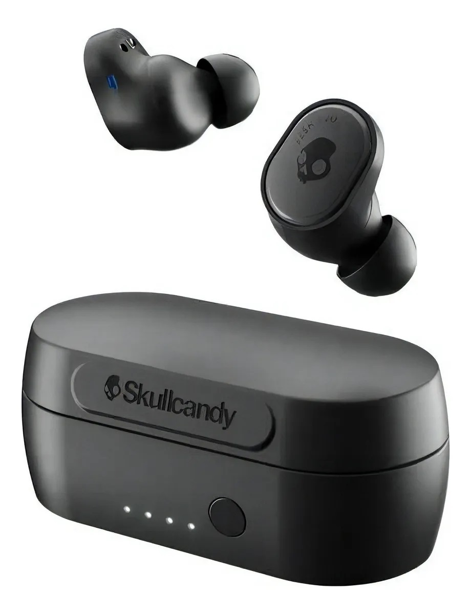 Auriculares in-ear inalámbricos Skullcandy Sesh True Wireless S2TVW N896 Earbuds Color Negro