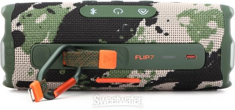 Bocina JBL  Flip 7  Portátil Bluetooth Resistente Al Agua  Color  Squad