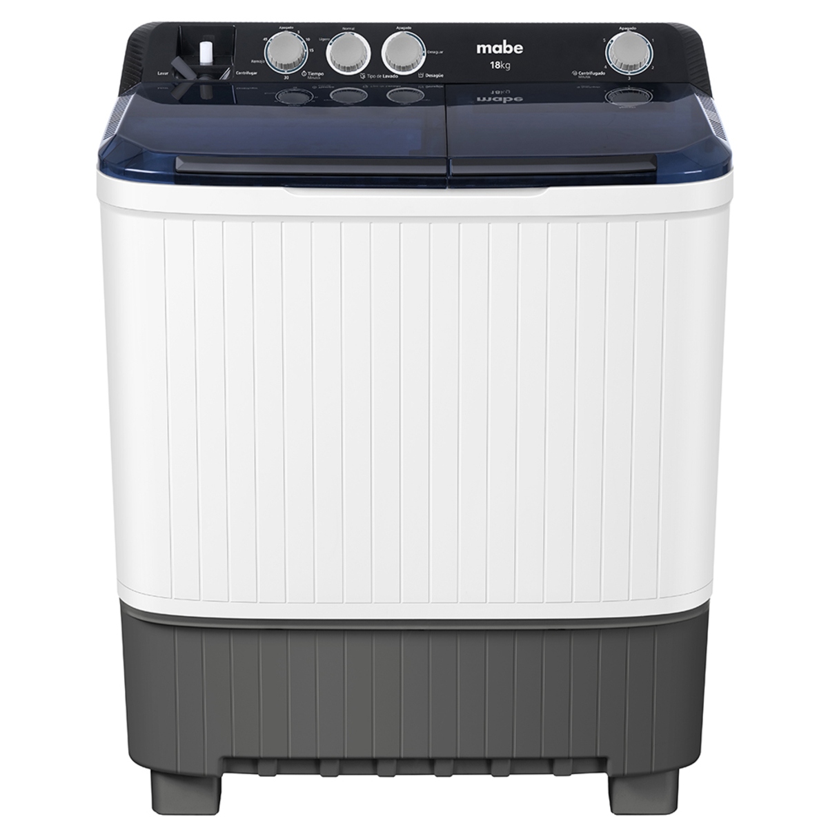LAVADORA MABE LMDX8124HBAB DOBLE TINA 18KG BLANCA ORTY