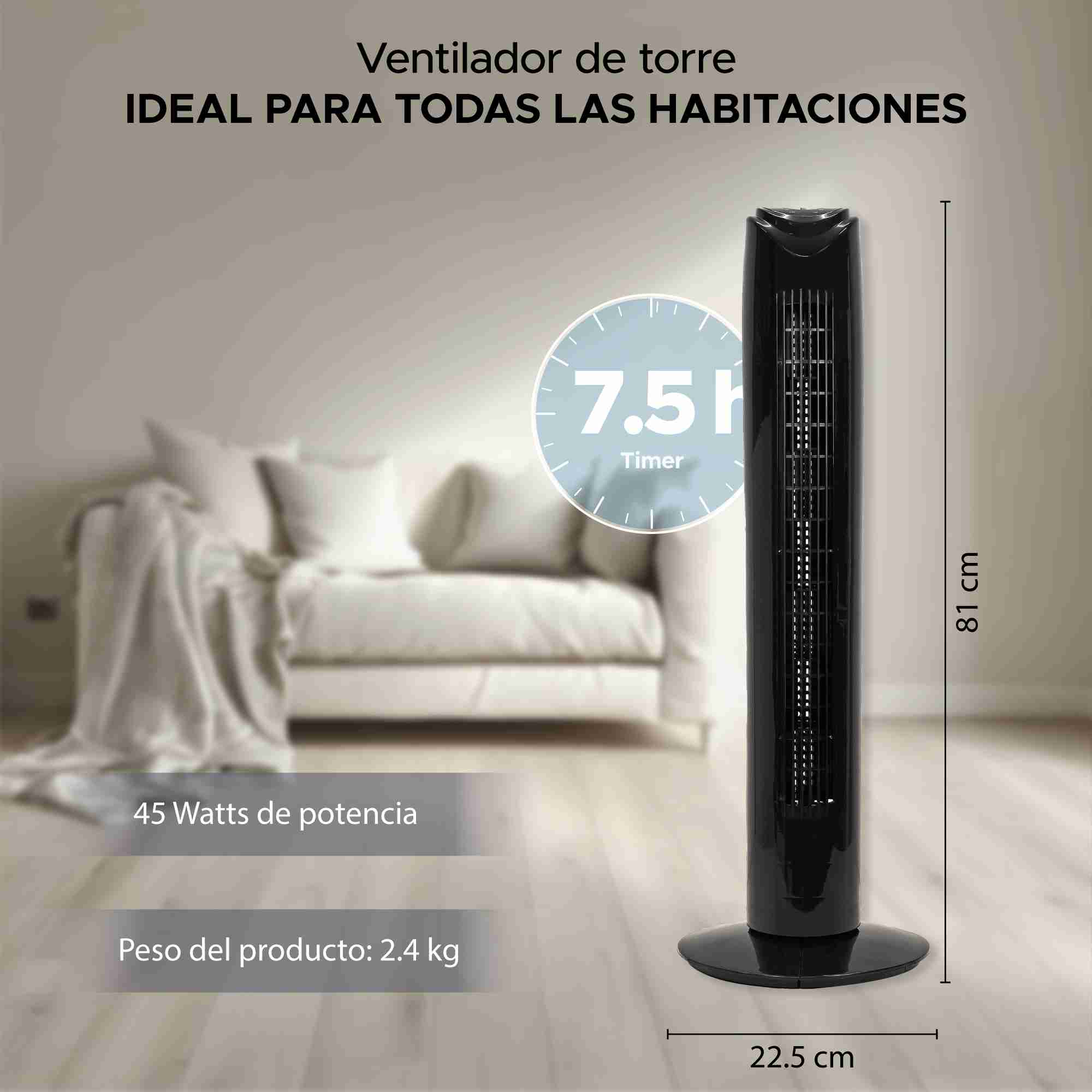 Set De 2 Ventiladores De Torre Sky Care De 32'' Pulgadas