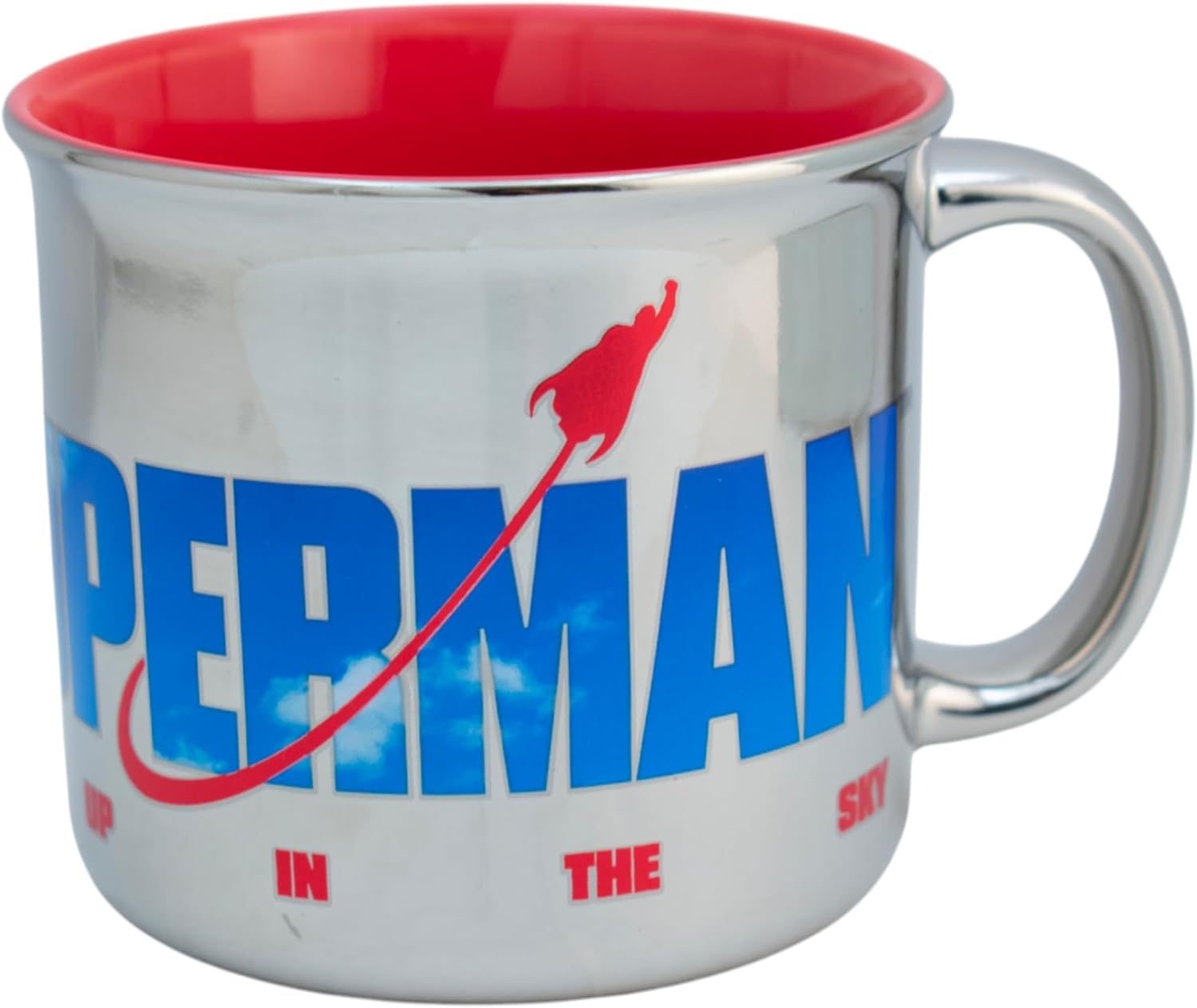 Superman Taza iridiscente de ceramica 430ML