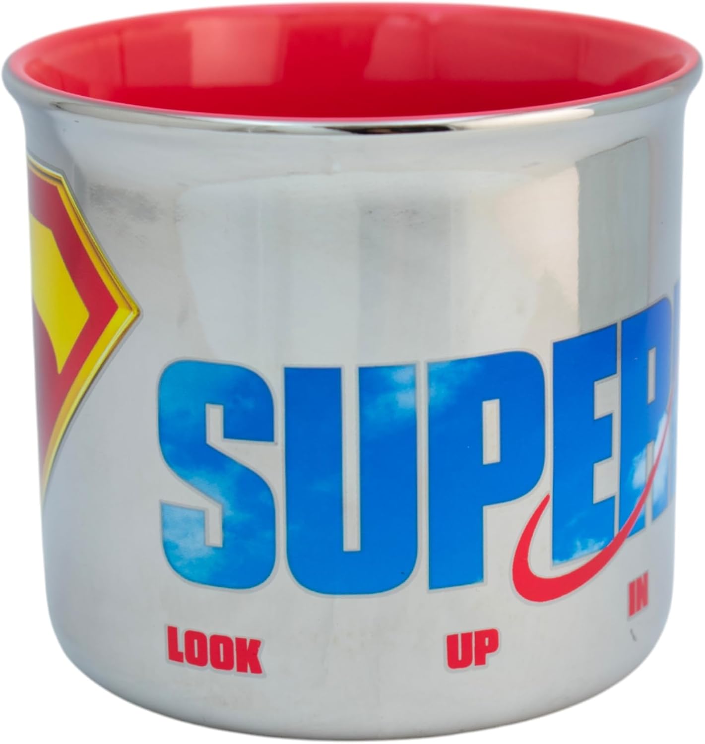 Superman Taza iridiscente de ceramica 430ML
