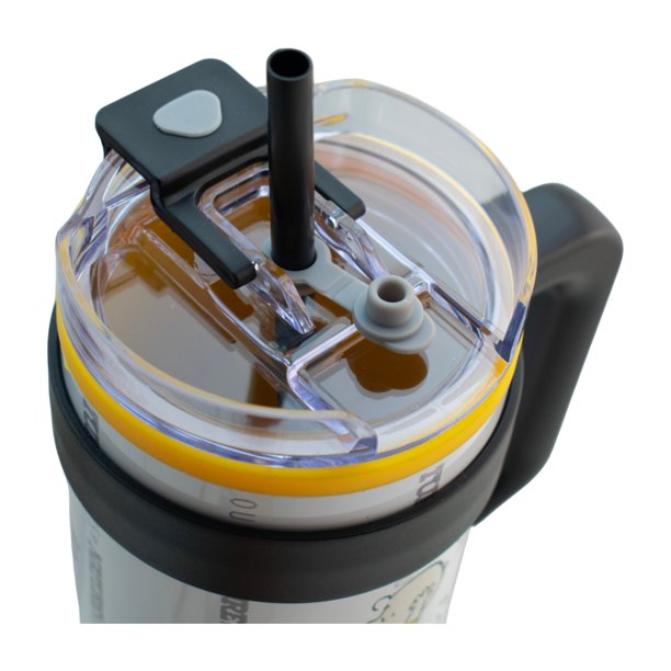 Snoopy Termo Alto doble pared con tapa hermetica Chrlie Brown Woodstock Peanuts capacidad 1.2L