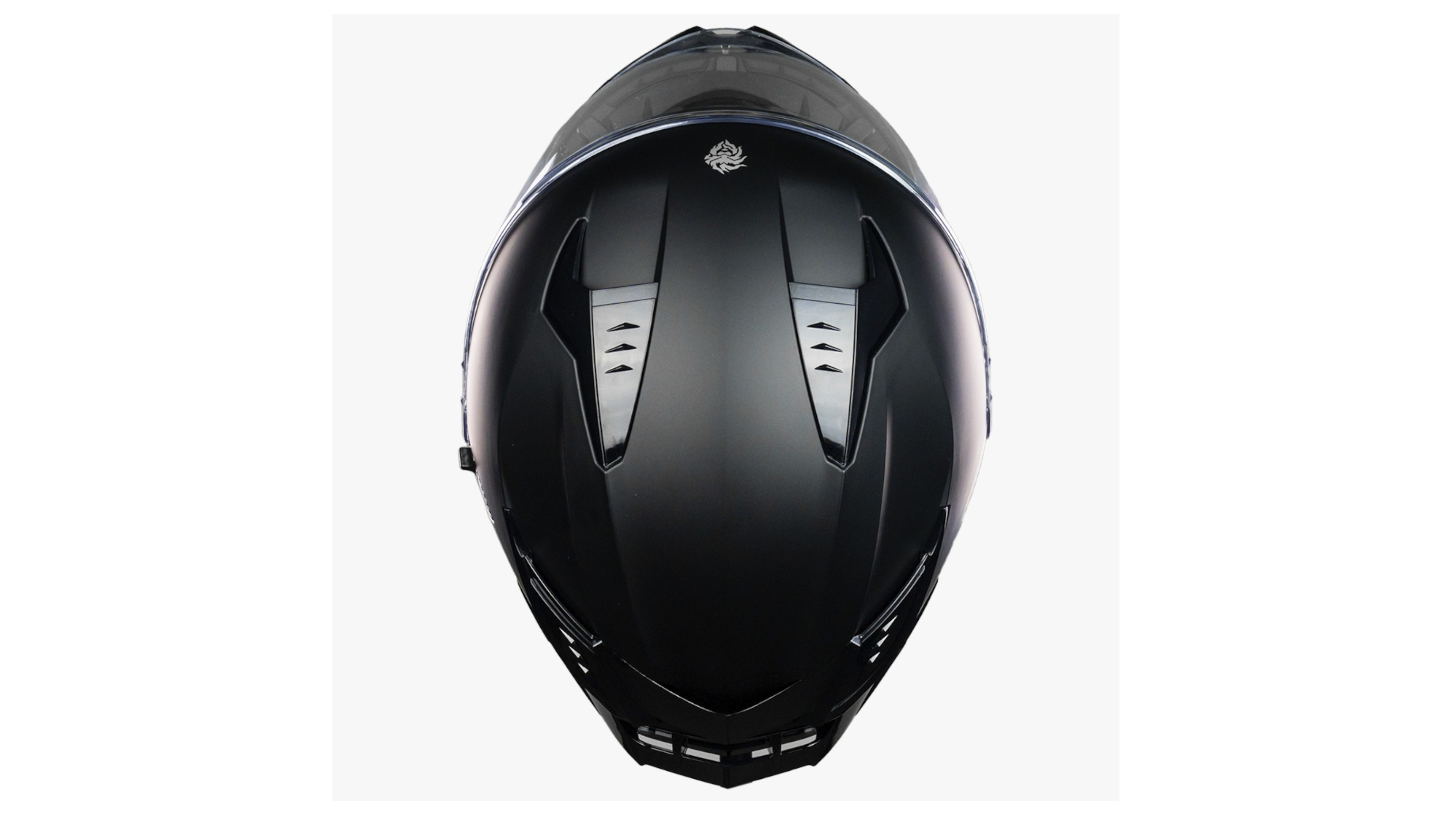 KOV Casco Ares Negro Mate Integral para Moto Certificado Dot