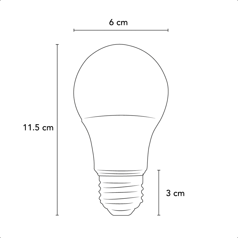 ICON  Focos Led 9W Luz Blanca Paquete 3 Piezas