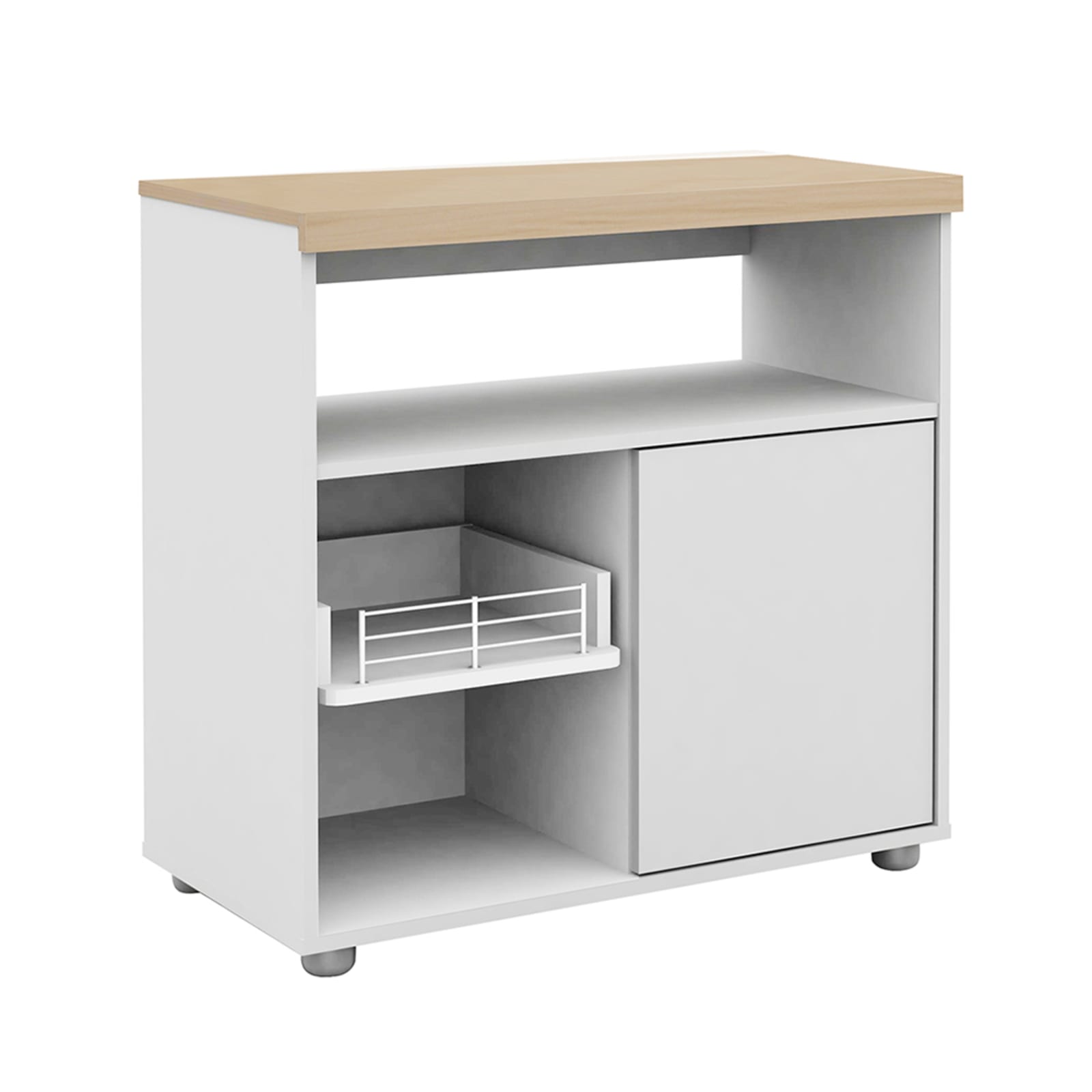 Mueble Auxiliar Celeste, Atlas del Descanso color Blanco