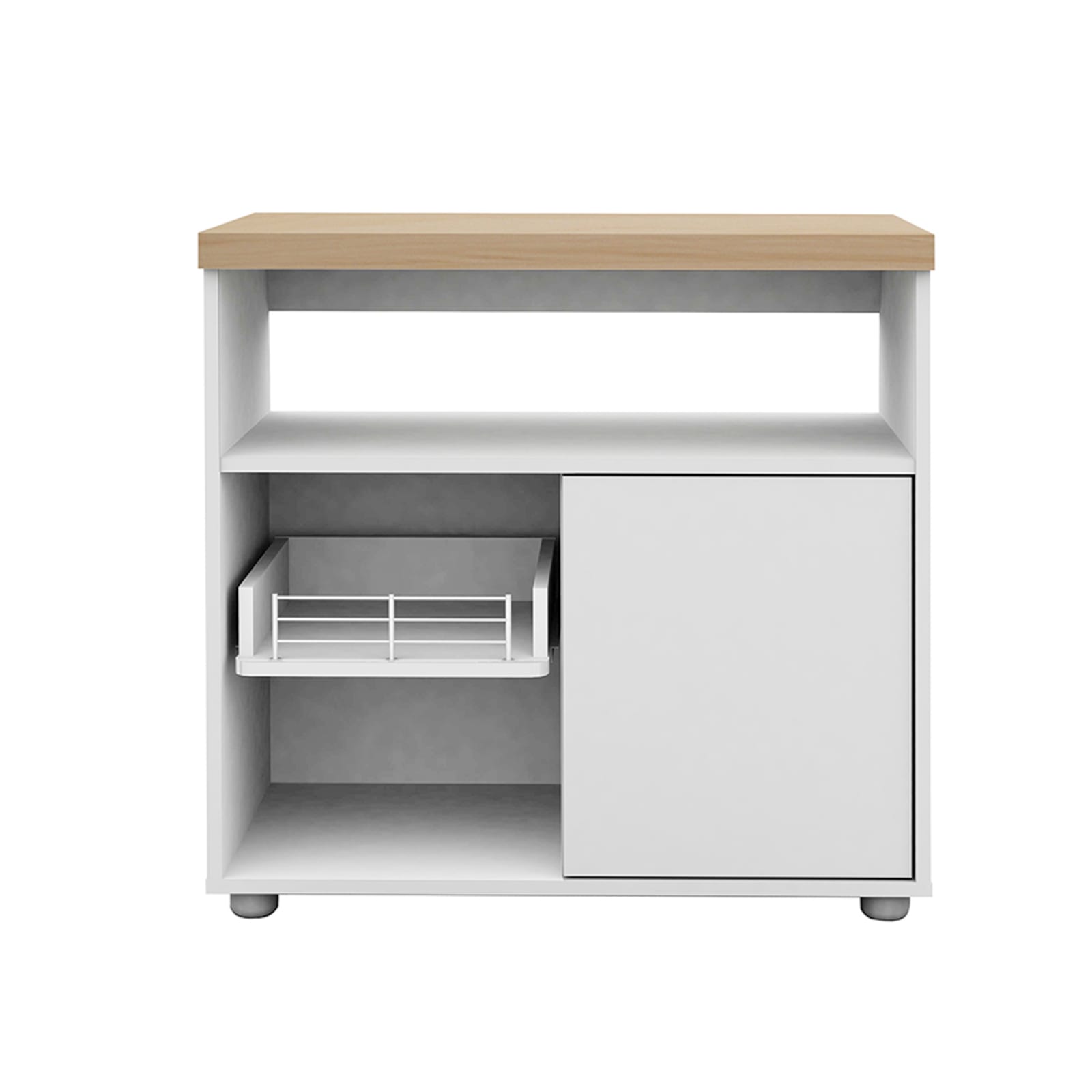 Mueble Auxiliar Celeste, Atlas del Descanso color Blanco