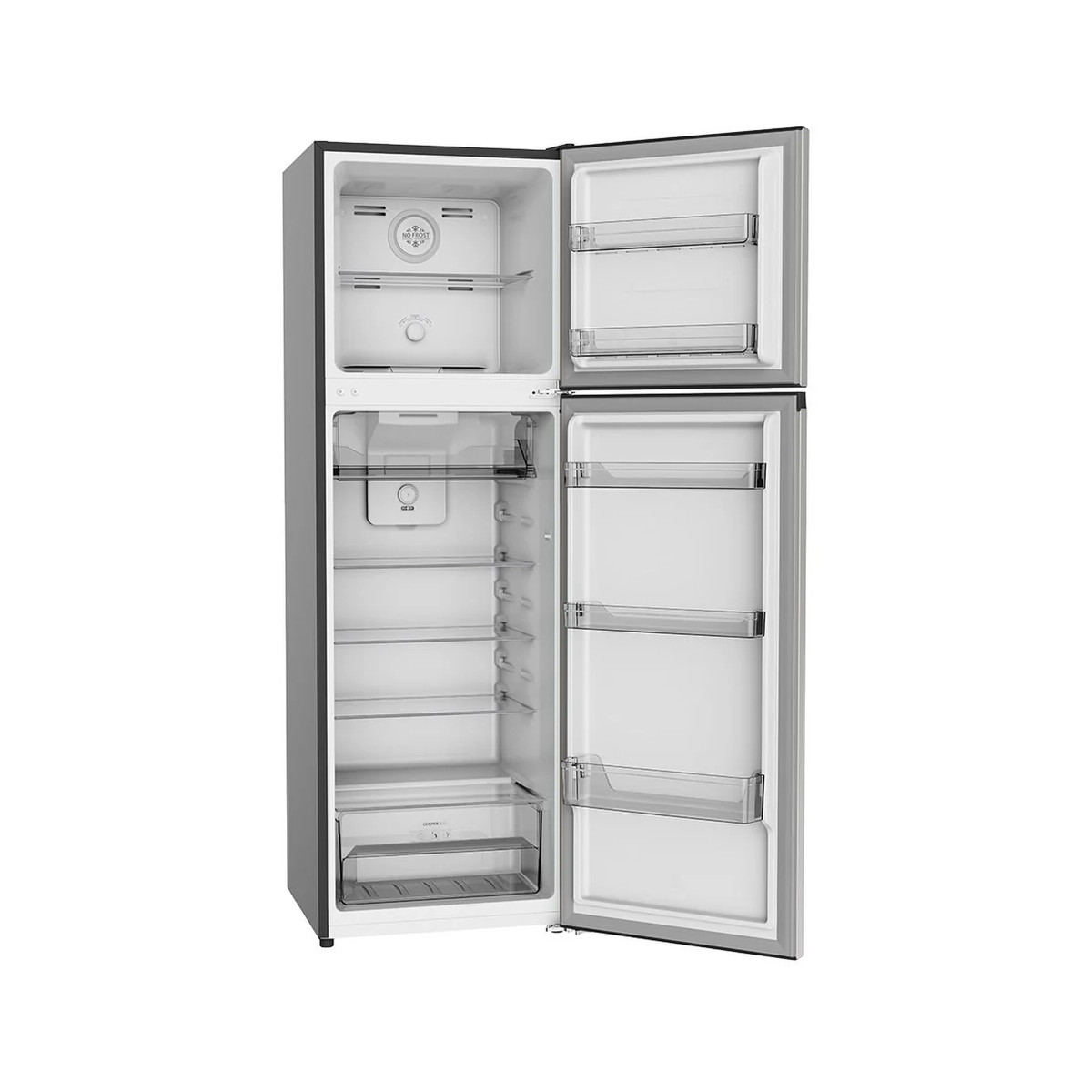 Refrigerador Inverter Daewoo 9 Pies Cúbicos Top Mount Gris DRT-0920HSBI