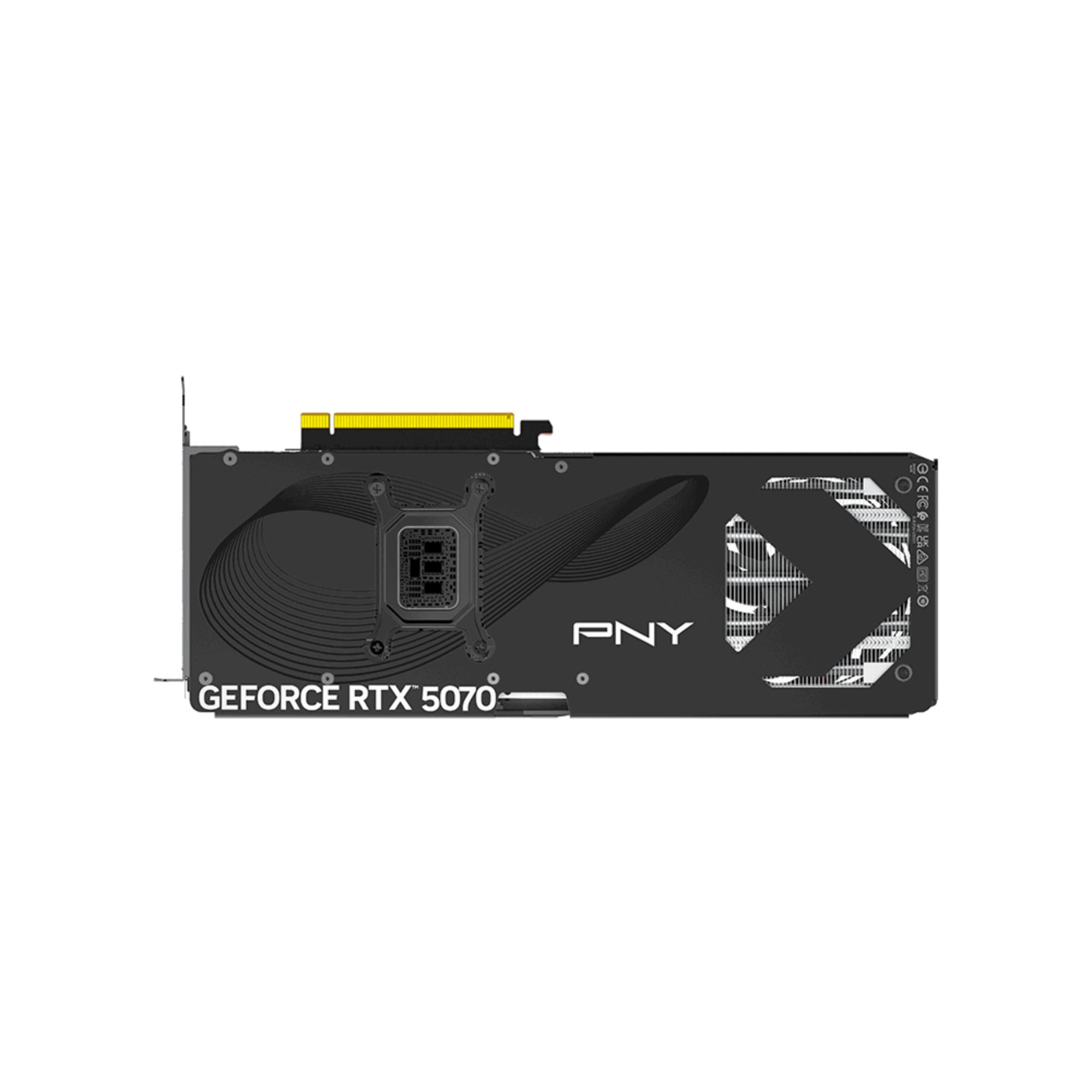 Tarjeta de Video PNY GeForce RTX 5070, Triple Fan, 12 GB GDDR7, 1x HDMI, 3x DisplayPort, Negro