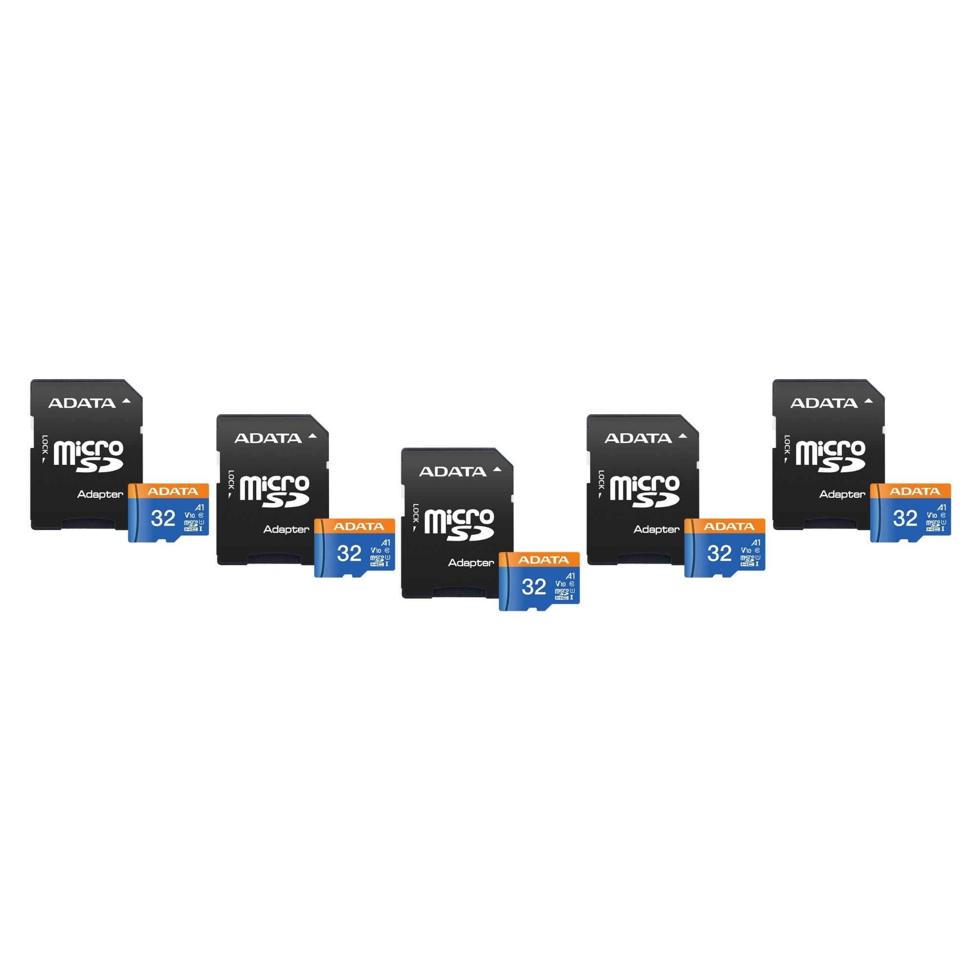 5 Pack - Tarjeta de Memoria microSD de 32 GB Adata Premier A1
