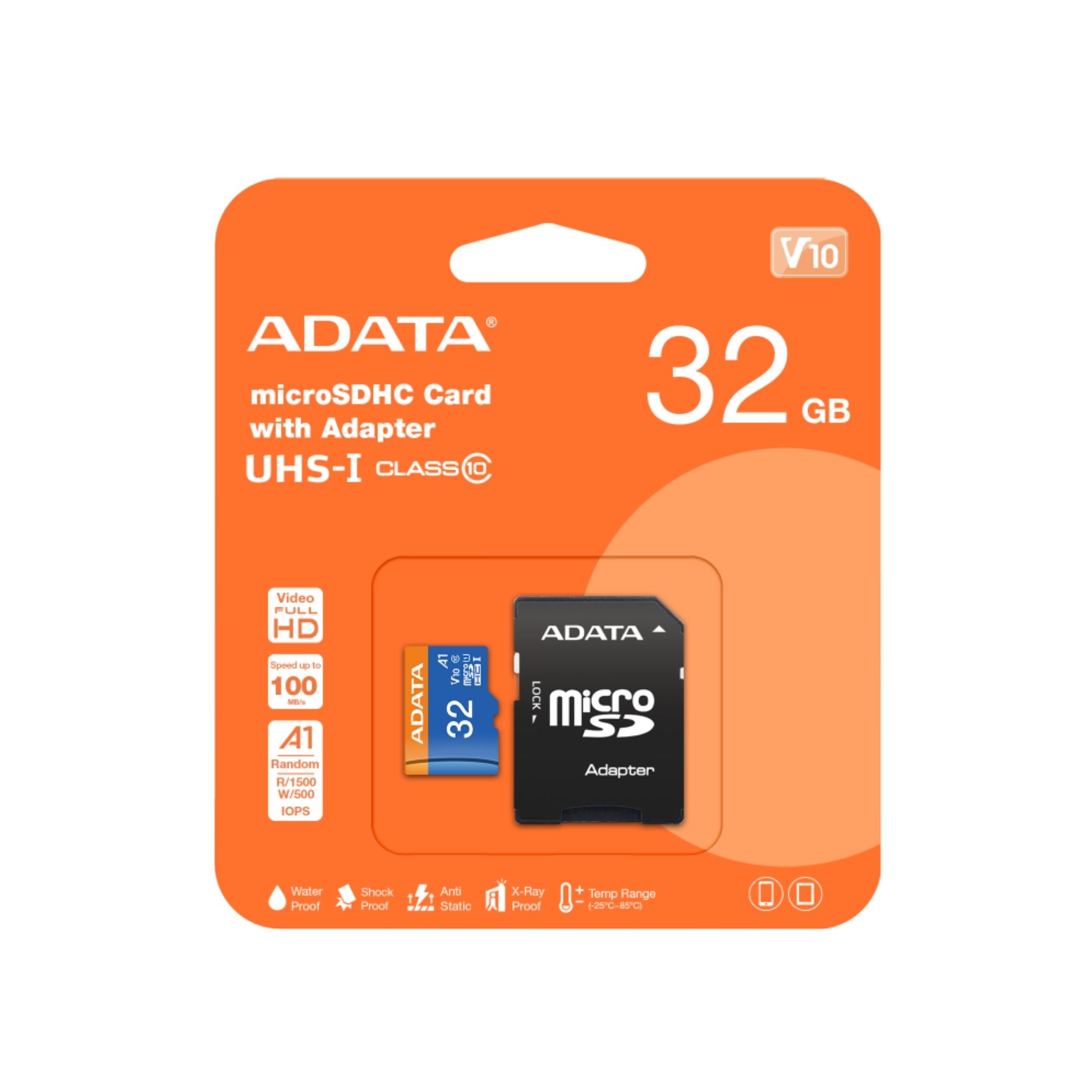 5 Pack - Tarjeta de Memoria microSD de 32 GB Adata Premier A1