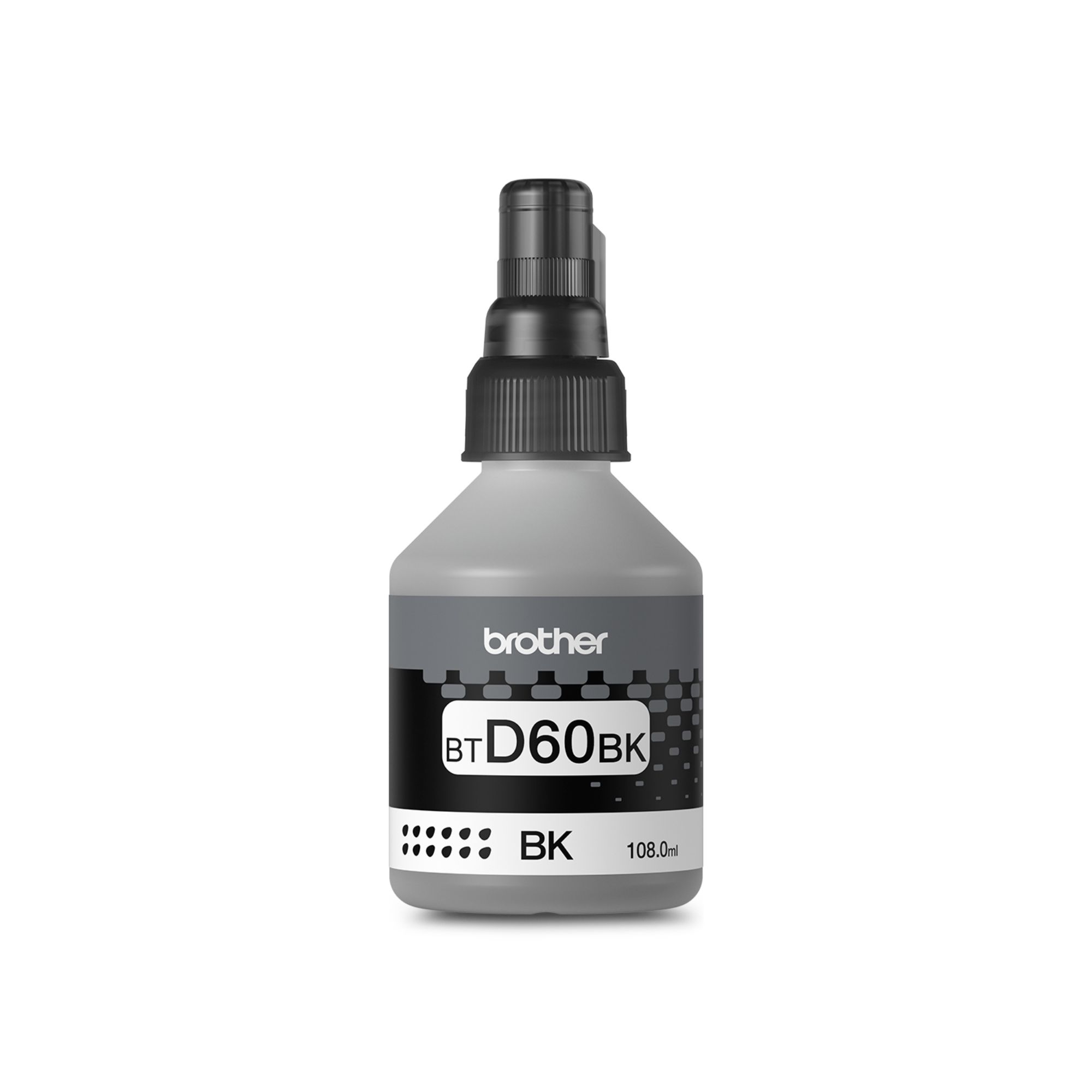 Botella de Tinta Brother BTD60BK para 6,500 páginas, Black.