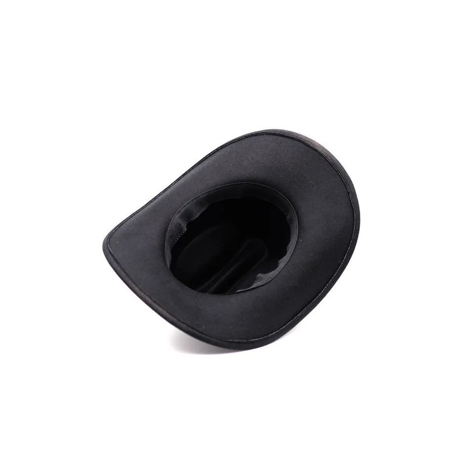 Sombrero negro toro 02 vaquero lana negra gorra vaquera deportes fiesta casual vaquero