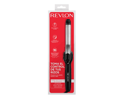 TENAZA RIZADORA DE CABELLO REVLON RV051BLKLA3 CERAMICA 1PUL NEGRO