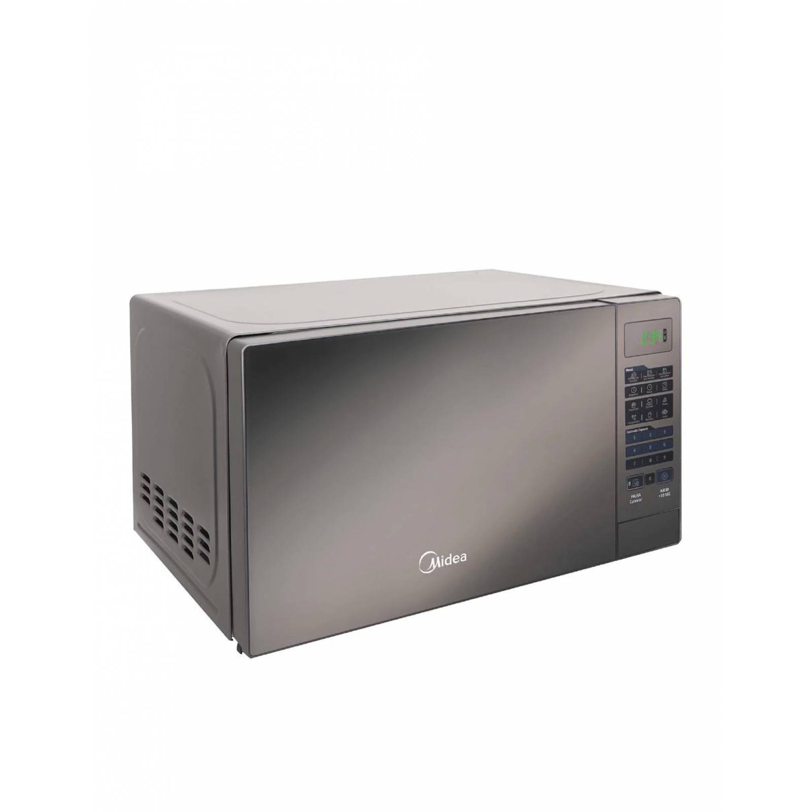 HORNO DE MICROONDAS MIDEA GOURMET MMDR07S2MG 0.7 PIES 1050W GRIS PUERTA ESPEJO