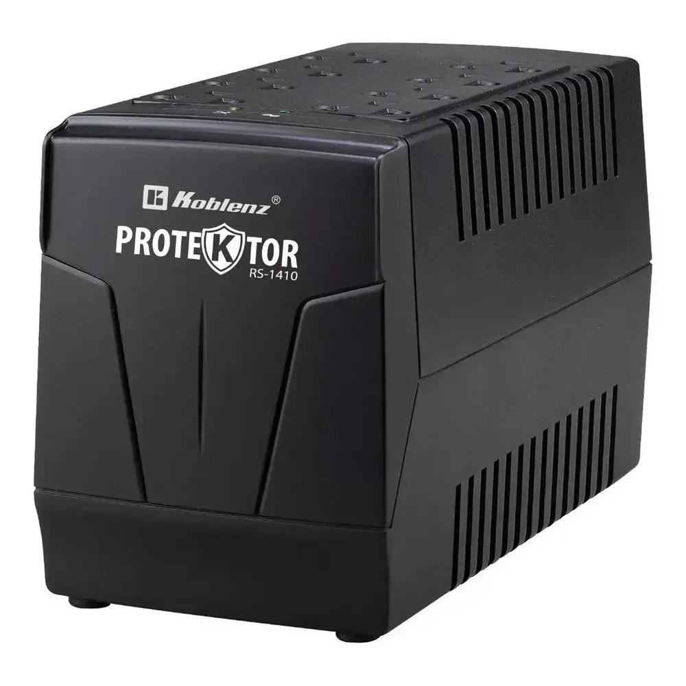 Regulador Koblenz Rs-1410 1410va 8 Tomas 120v Negro