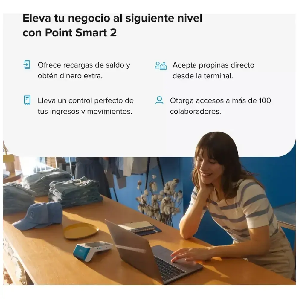 Point Smart 2, Terminal Para Tarjetas Con Internet Gratis