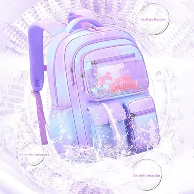 FANDARE Moda Mochilas Escolares Juveniles Mochilas Tipo Casual Para