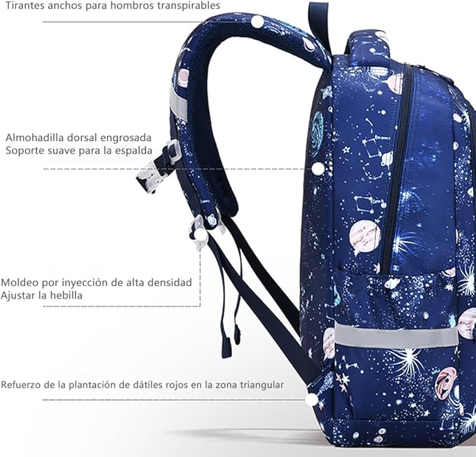 Mochila Escolar Grande Niña Mochila Cars LAMDNL - Juego De 3