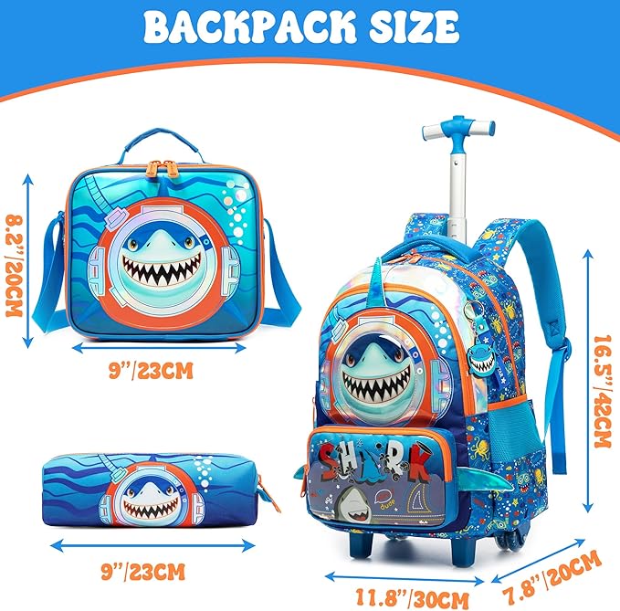 Mochila con ruedas para niños 